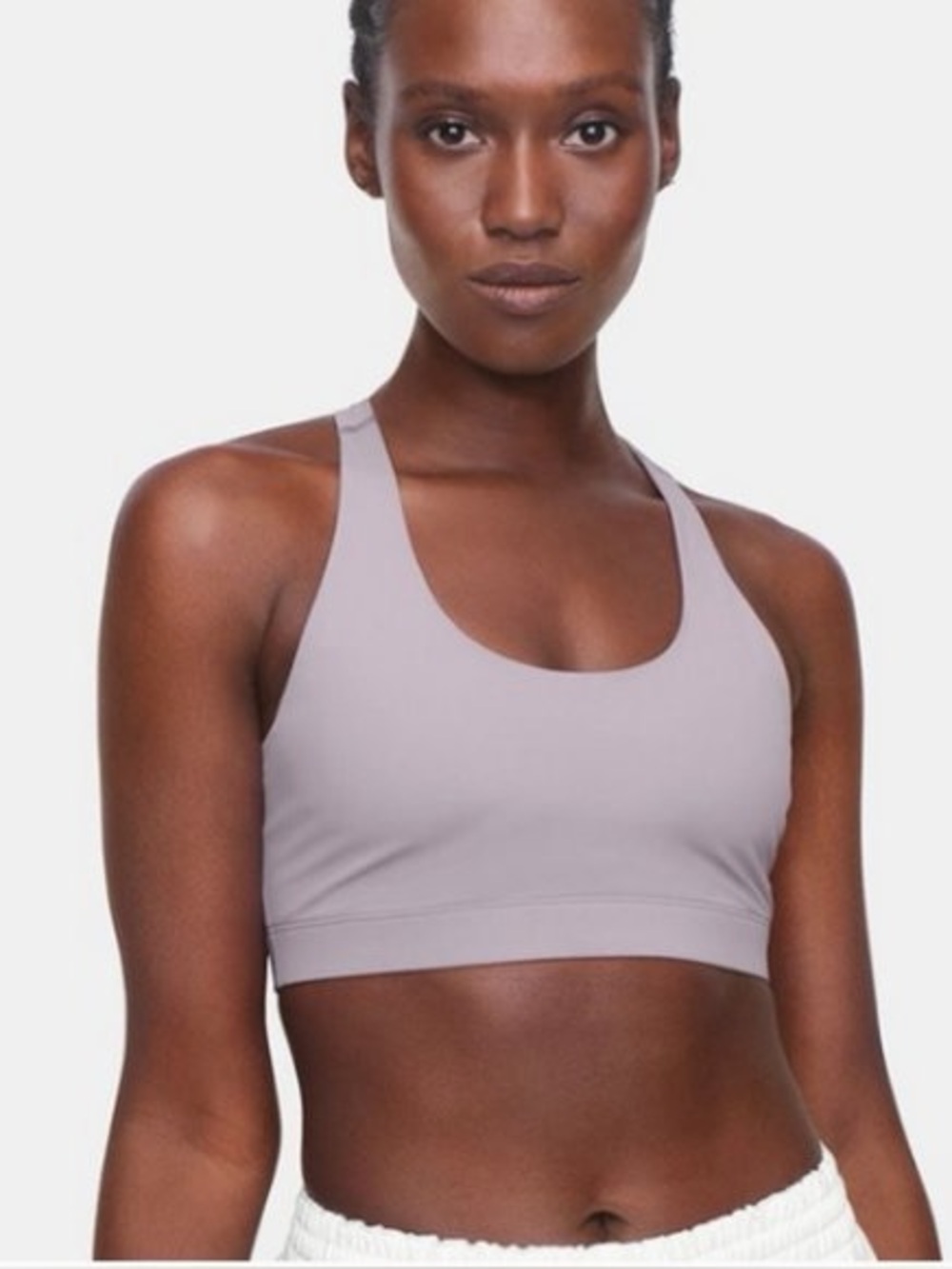 Outdoor Voices All-Time Bra in Earl Grey